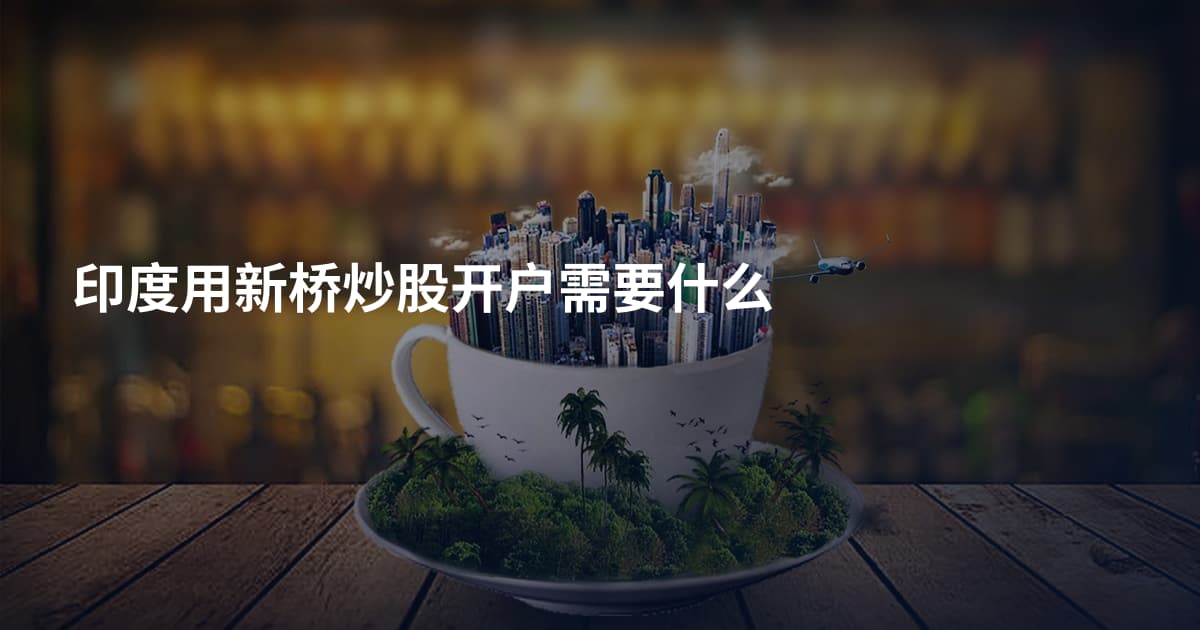 印度用新桥炒股开户需要什么