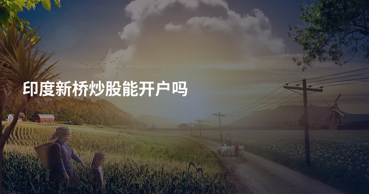 印度新桥炒股能开户吗