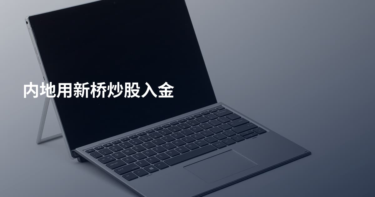 内地用新桥炒股入金