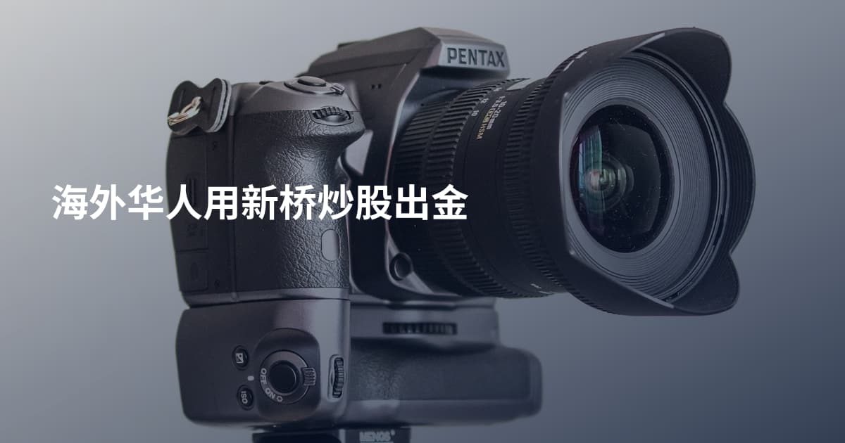 海外华人用新桥炒股出金
