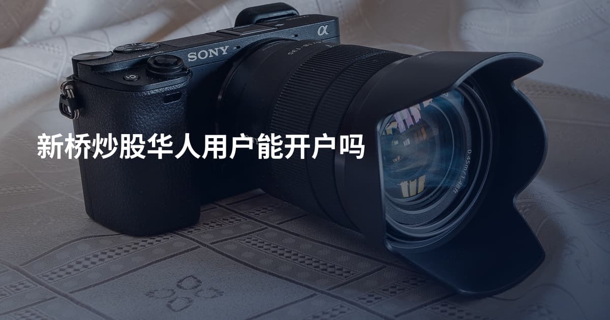 新桥炒股华人用户能开户吗