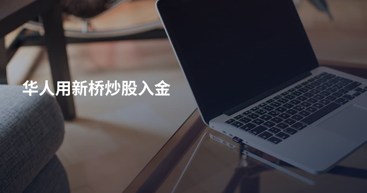 华人用新桥炒股入金