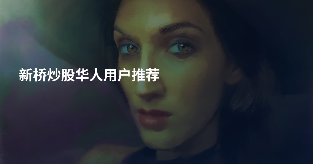 新桥炒股华人用户推荐