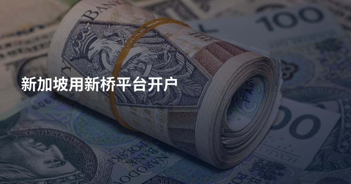 新加坡用新桥平台开户