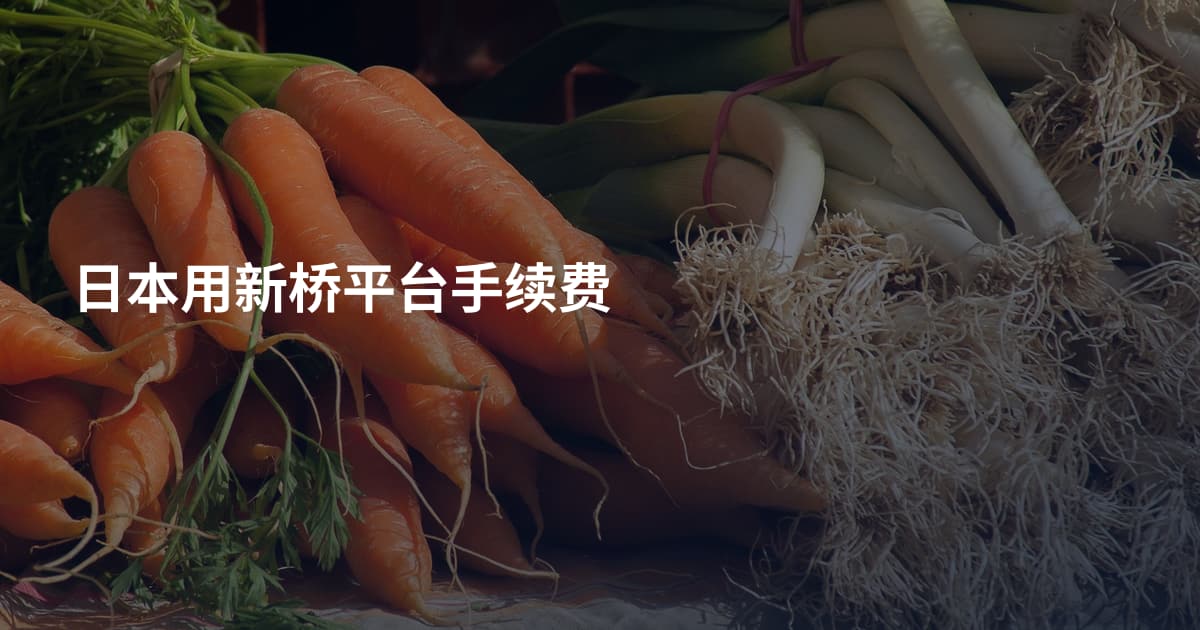日本用新桥平台手续费