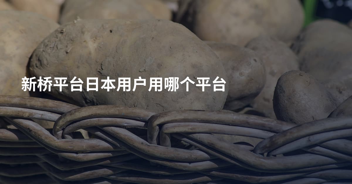 新桥平台日本用户用哪个平台