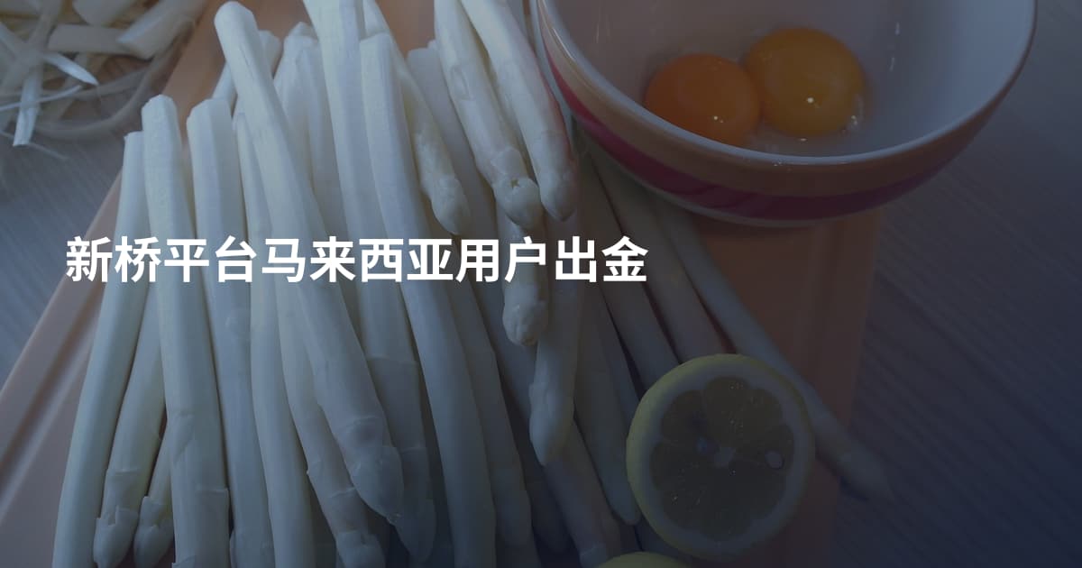 新桥平台马来西亚用户出金