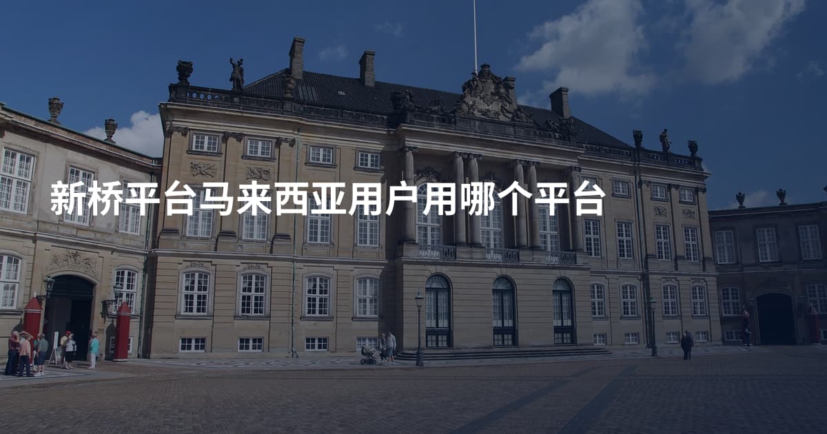 新桥平台马来西亚用户用哪个平台
