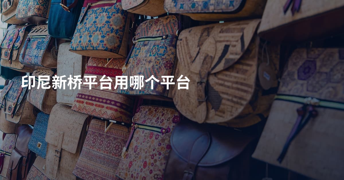 印尼新桥平台用哪个平台