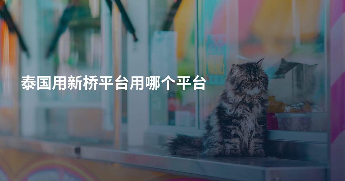 泰国用新桥平台用哪个平台