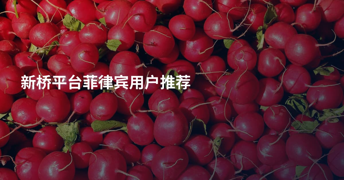 新桥平台菲律宾用户推荐