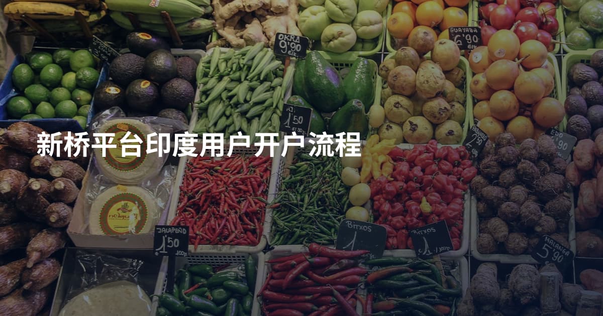新桥平台印度用户开户流程