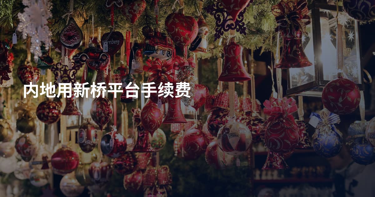 内地用新桥平台手续费