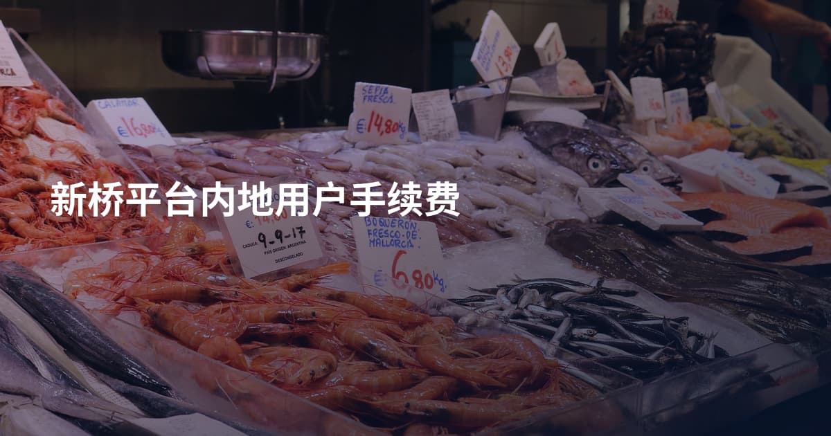 新桥平台内地用户手续费