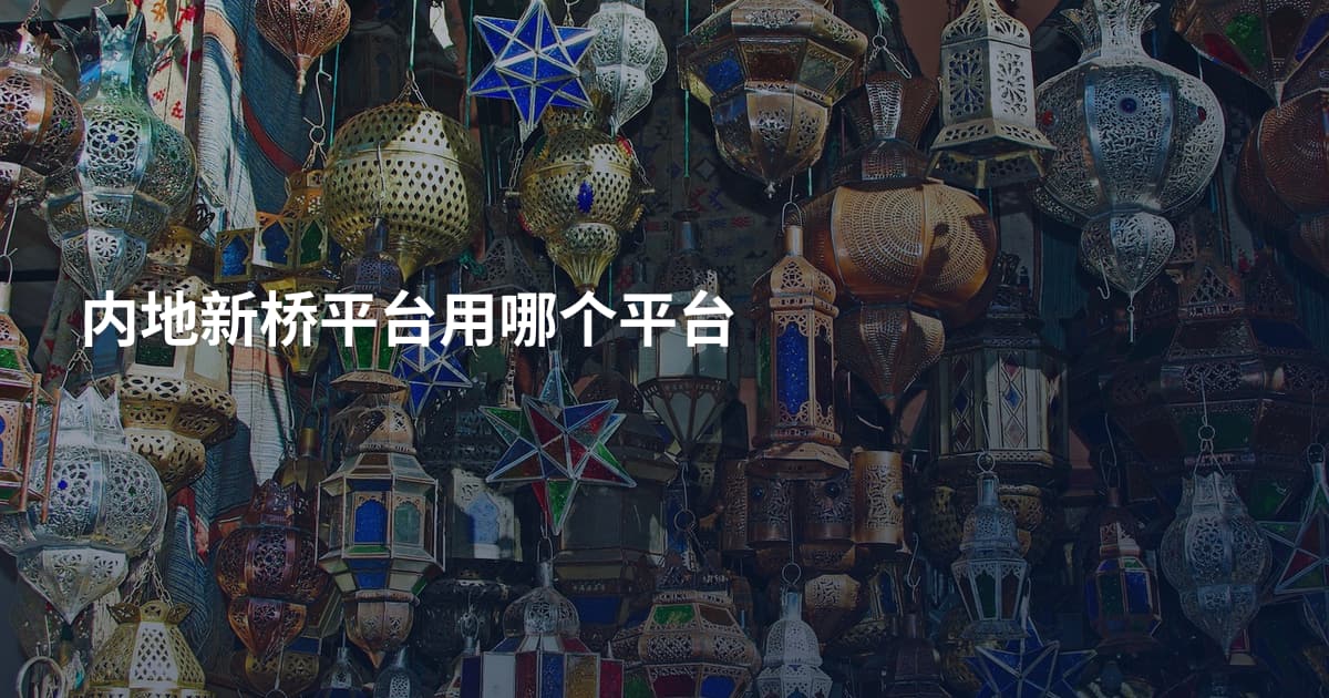 内地新桥平台用哪个平台