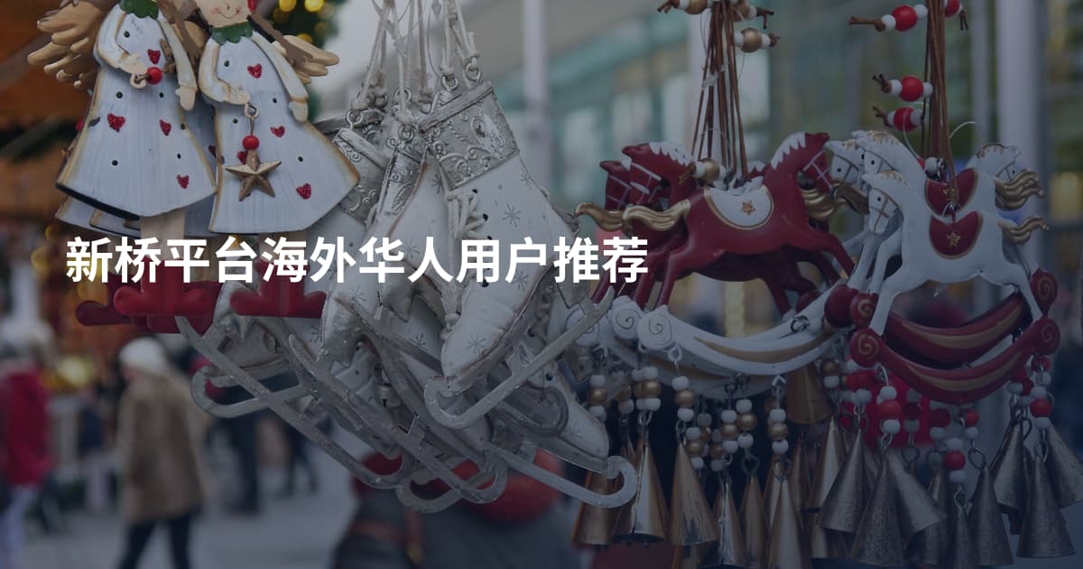 新桥平台海外华人用户推荐