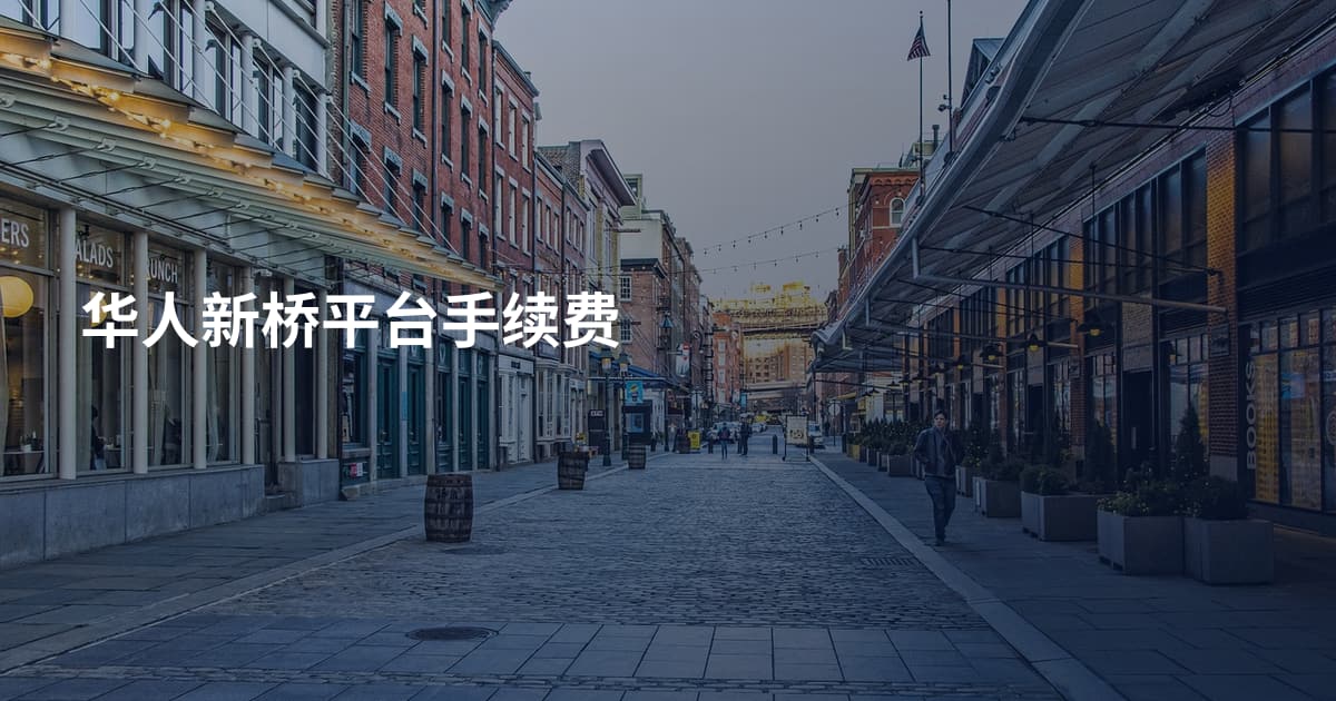华人新桥平台手续费