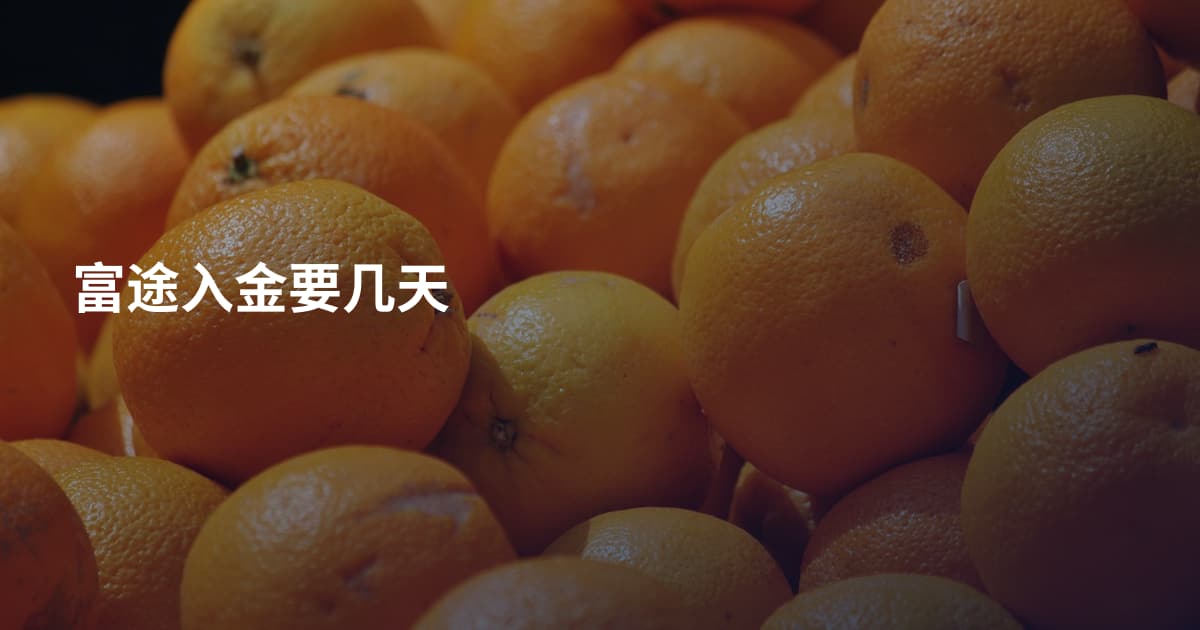 富途入金要几天