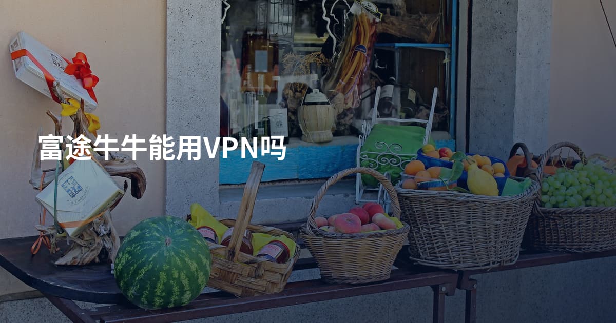 富途牛牛能用VPN吗