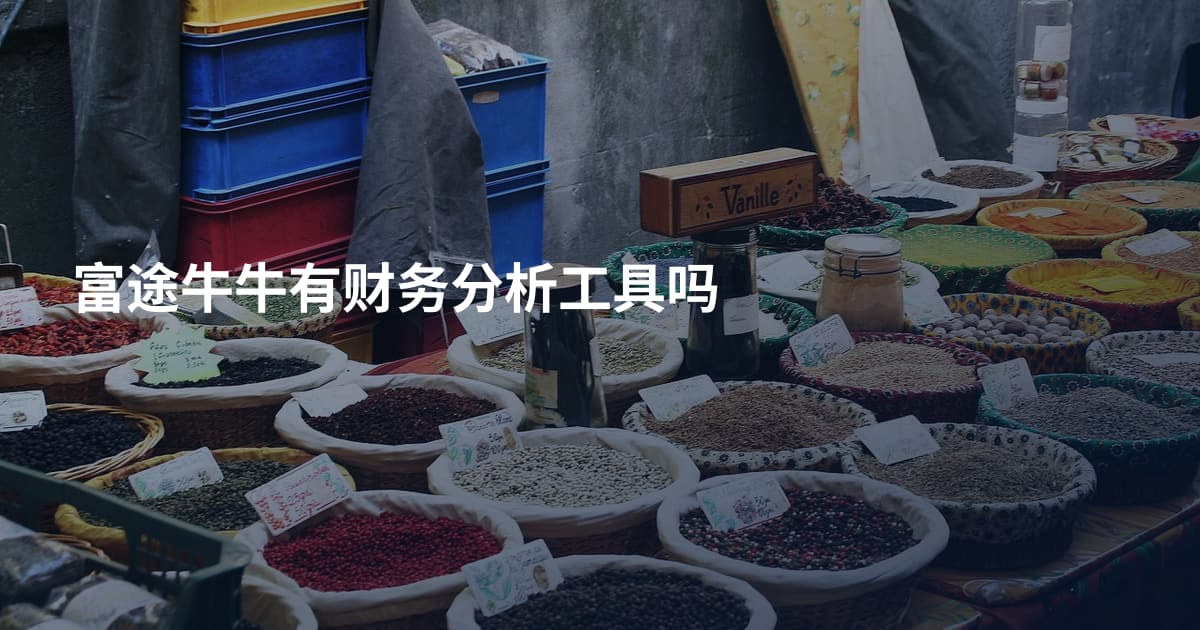 富途牛牛有财务分析工具吗