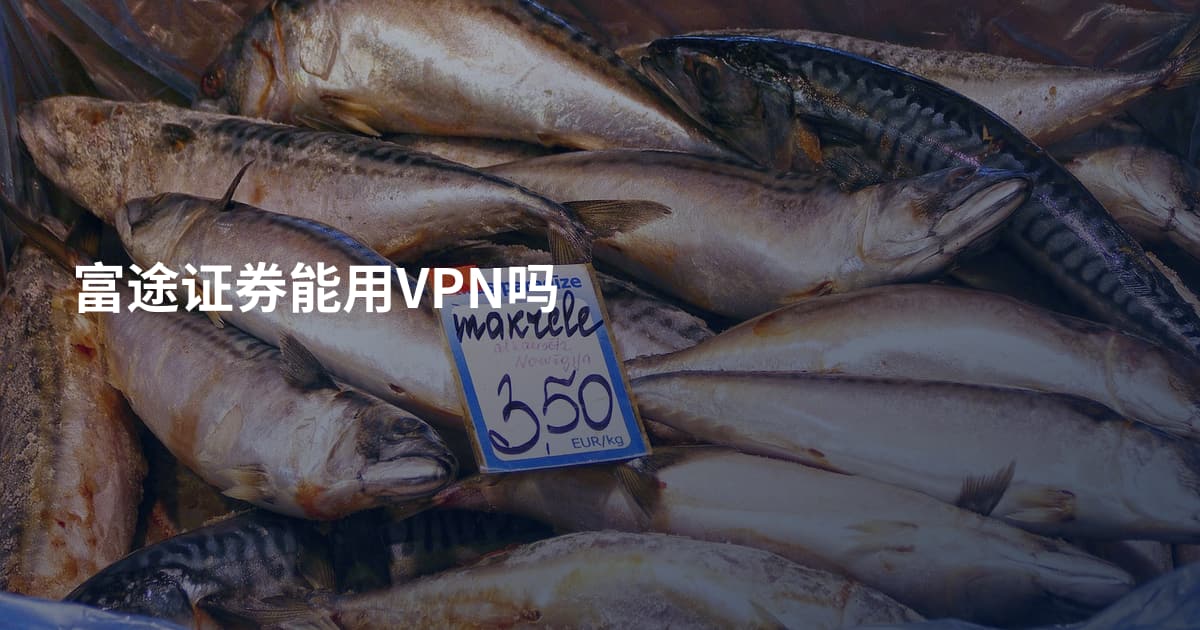 富途证券能用VPN吗