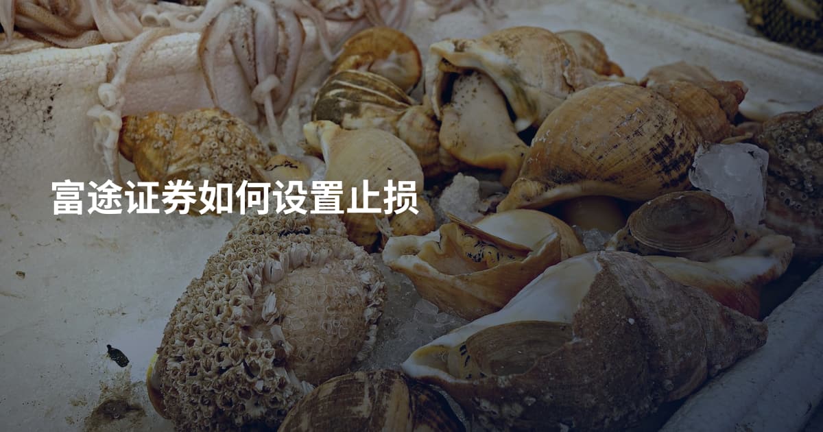 富途证券如何设置止损