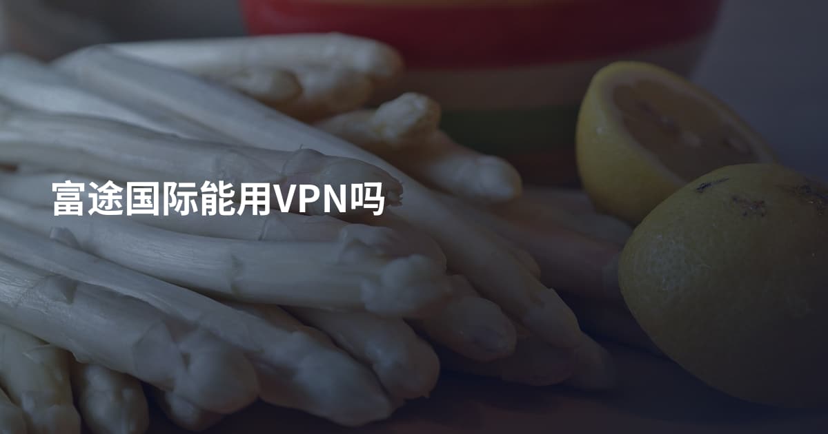 富途国际能用VPN吗