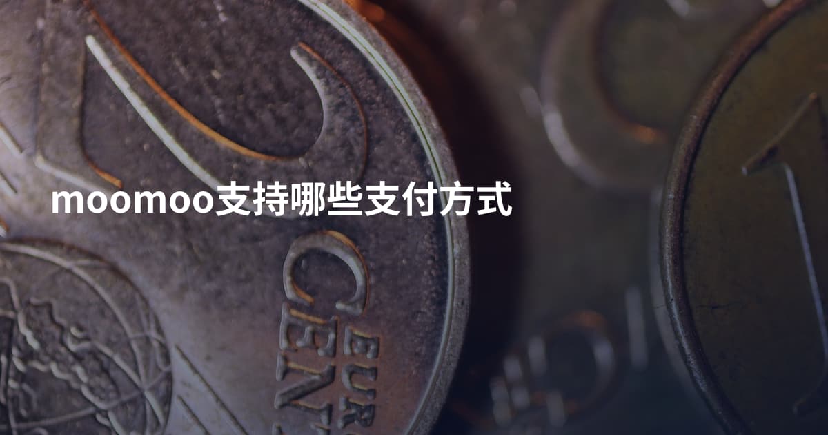 moomoo支持哪些支付方式