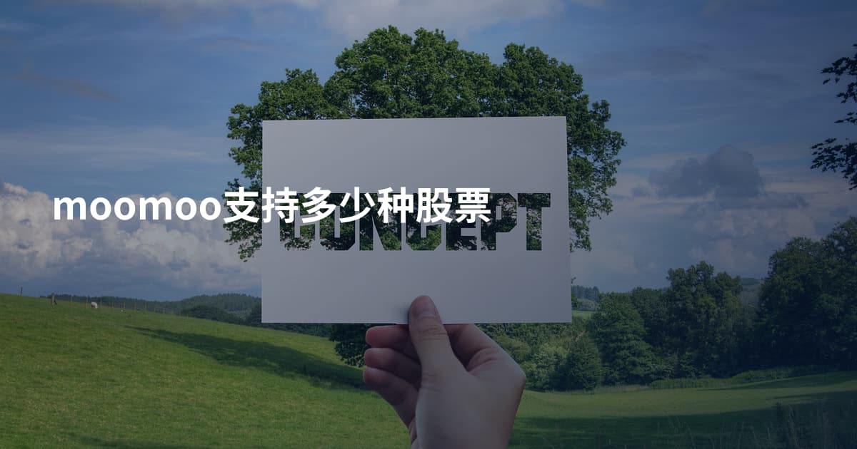moomoo支持多少种股票