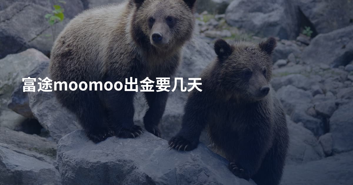 富途moomoo出金要几天