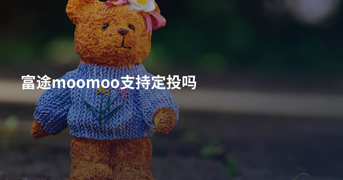 富途moomoo支持定投吗
