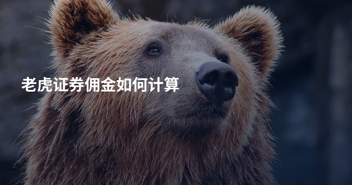 老虎证券佣金如何计算