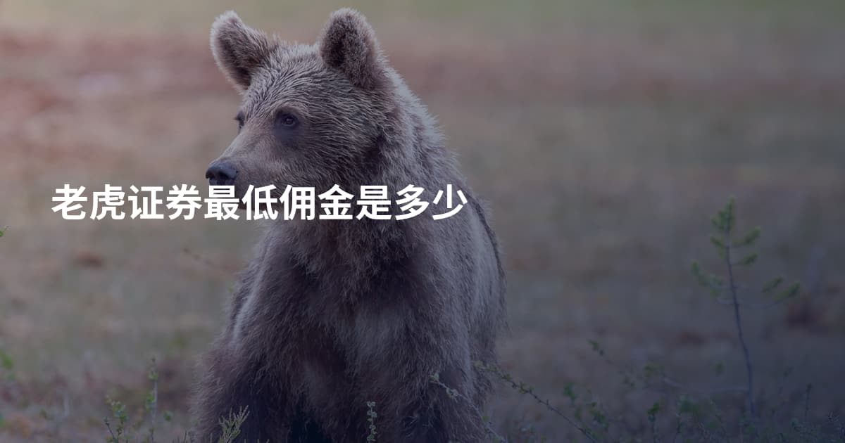 老虎证券最低佣金是多少