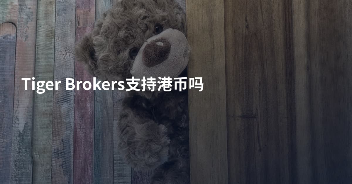 Tiger Brokers支持港币吗