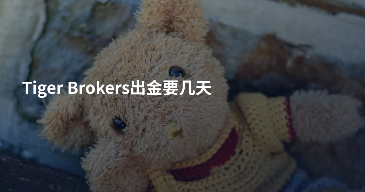 Tiger Brokers出金要几天