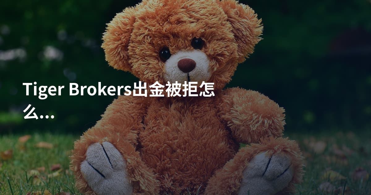 Tiger Brokers出金被拒怎么办