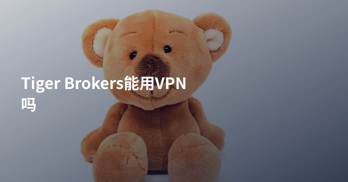 Tiger Brokers能用VPN吗