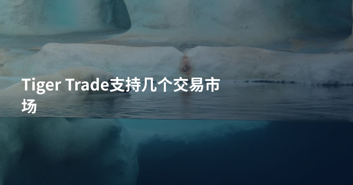 Tiger Trade支持几个交易市场