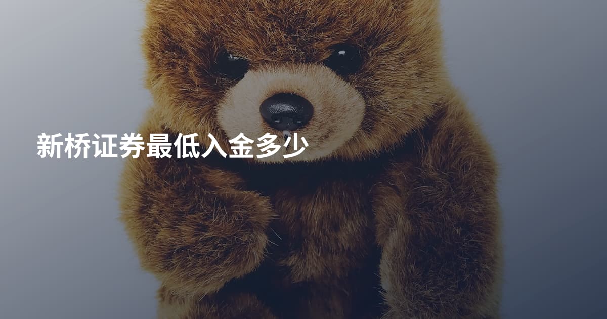 新桥证券最低入金多少