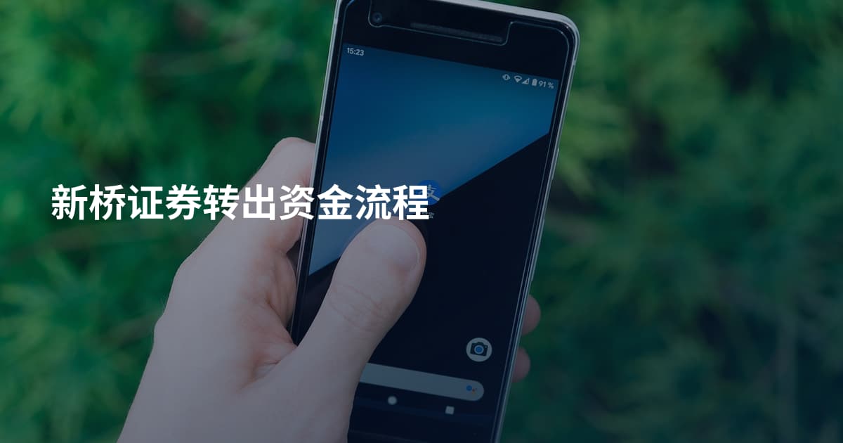 新桥证券转出资金流程