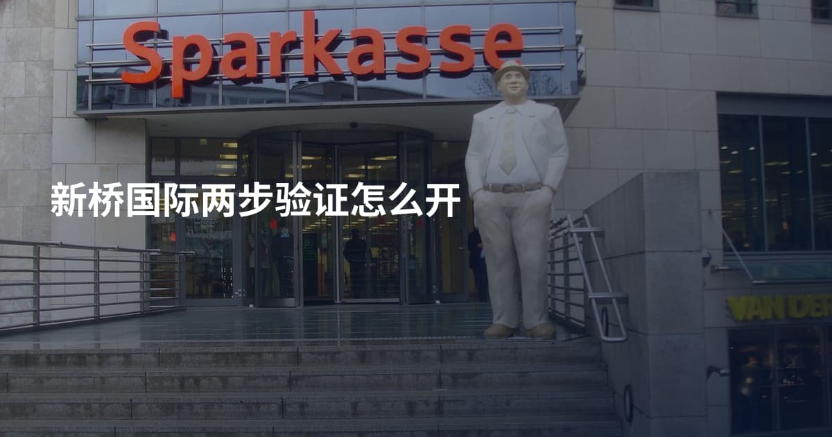 新桥国际两步验证怎么开