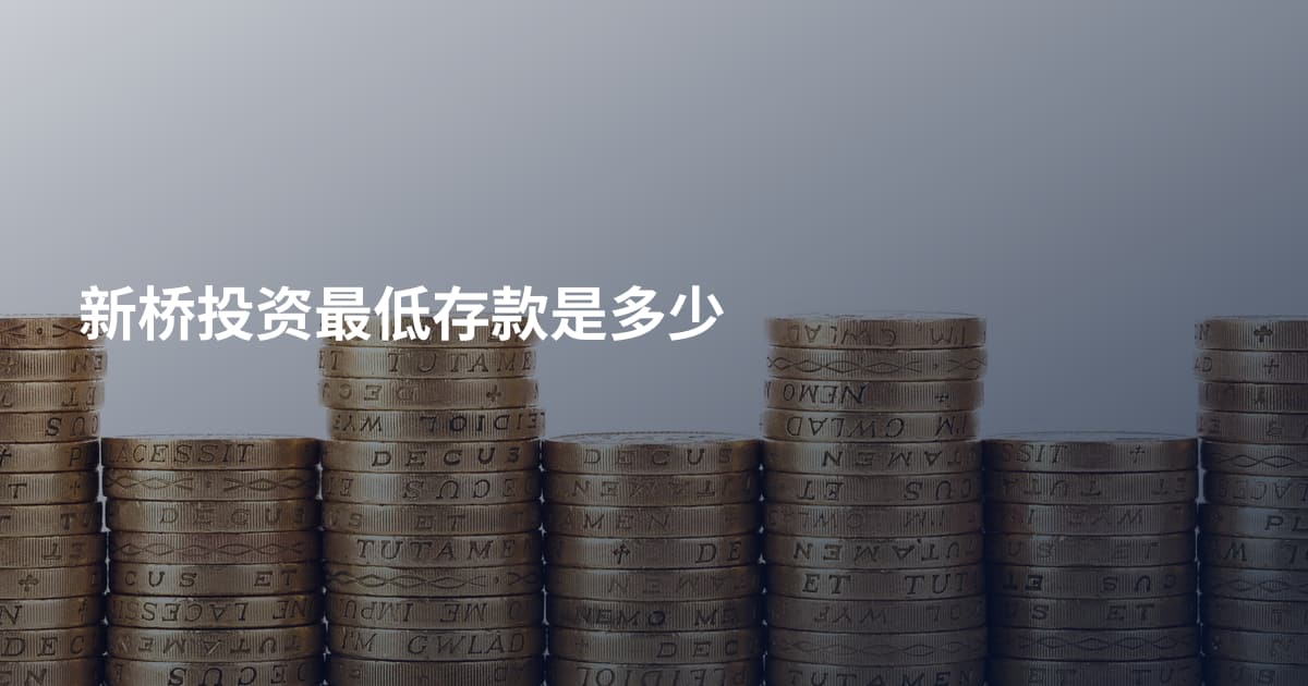 新桥投资最低存款是多少