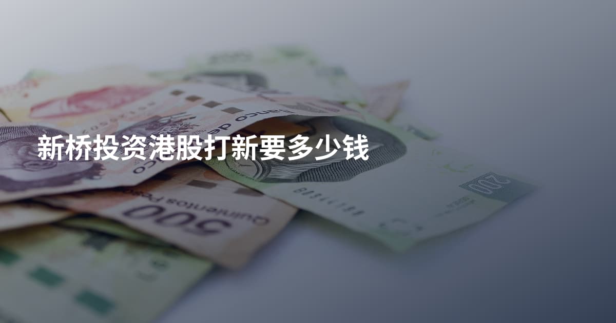 新桥投资港股打新要多少钱
