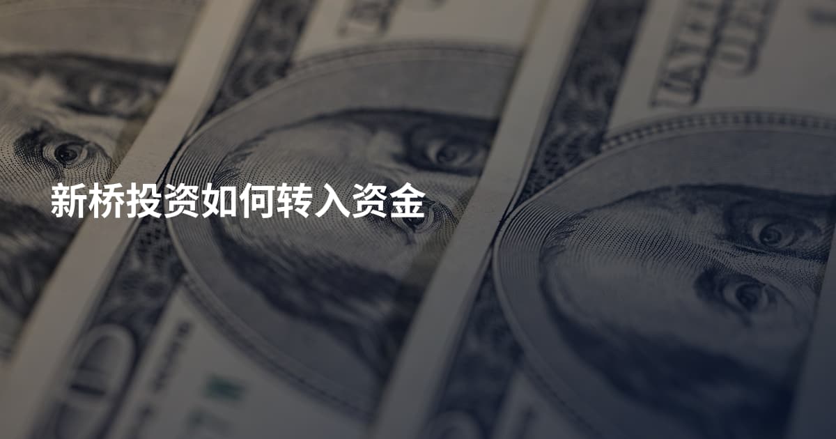 新桥投资如何转入资金