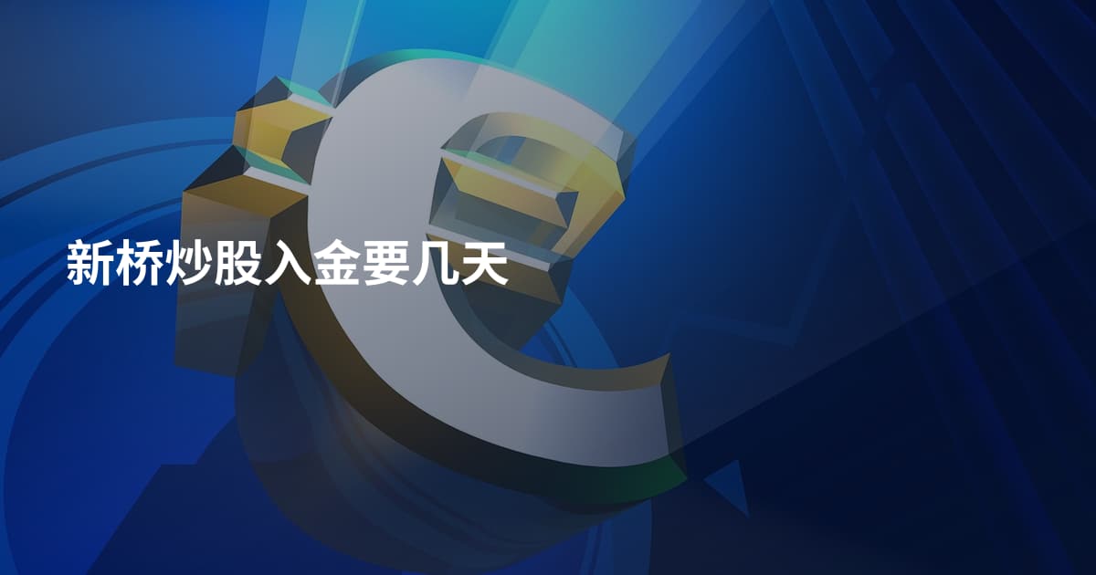 新桥炒股入金要几天