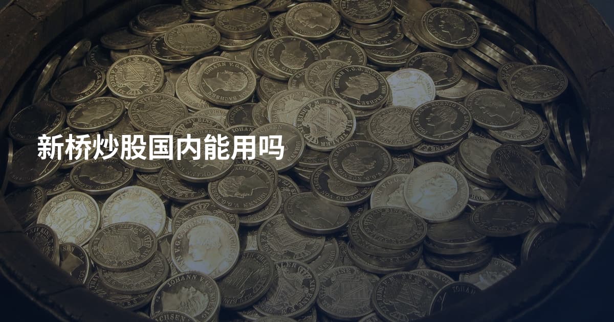 新桥炒股国内能用吗