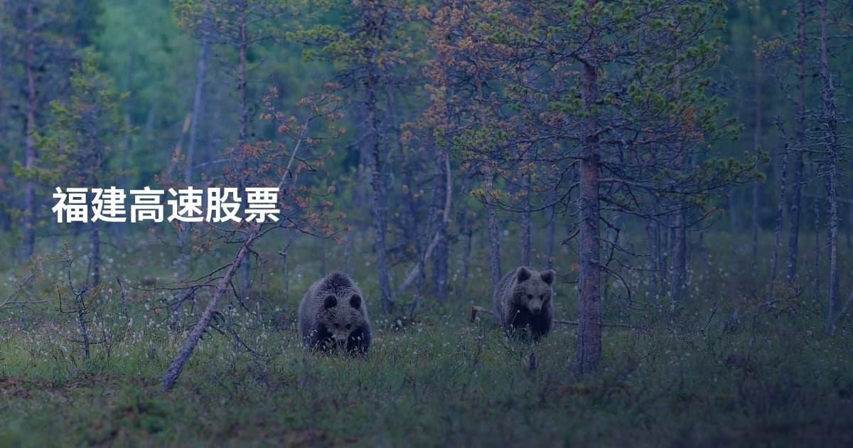 福建高速股票