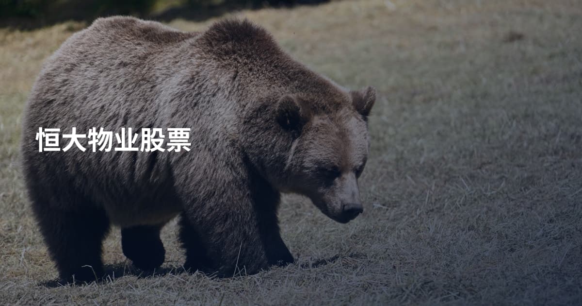 恒大物业股票