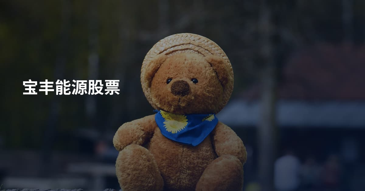 宝丰能源股票