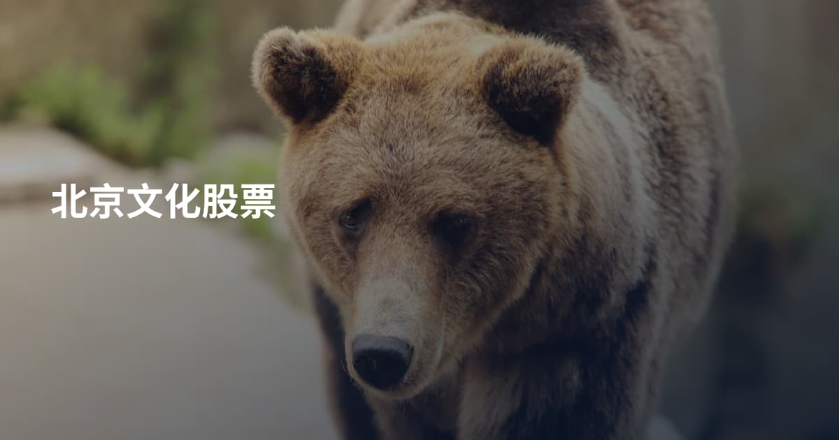 北京文化股票